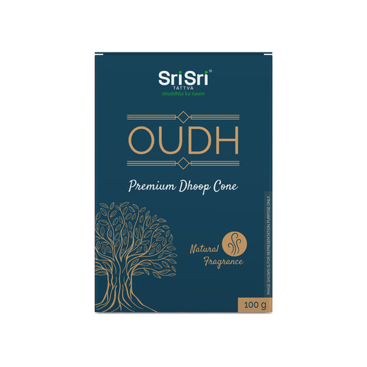 【Sri Sri Tattva】 Premium Oudh Dhoop Cones for Pooja｜ プレミアム・ウード香（ドゥープコーン） プージャ用｜ 100g