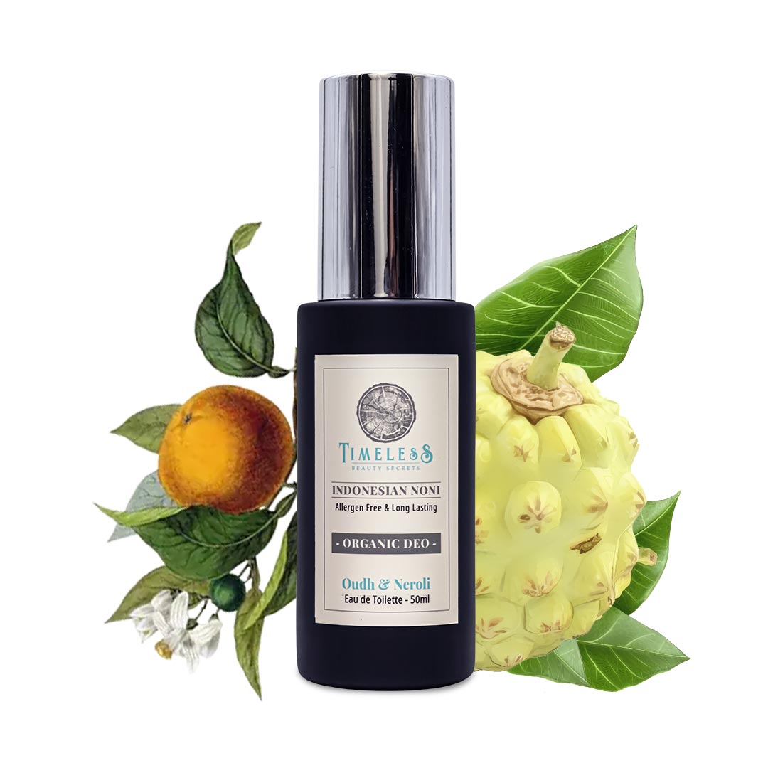 Indonesian Noni Organic Body Deodorant Oudh & Neroli 50ml
