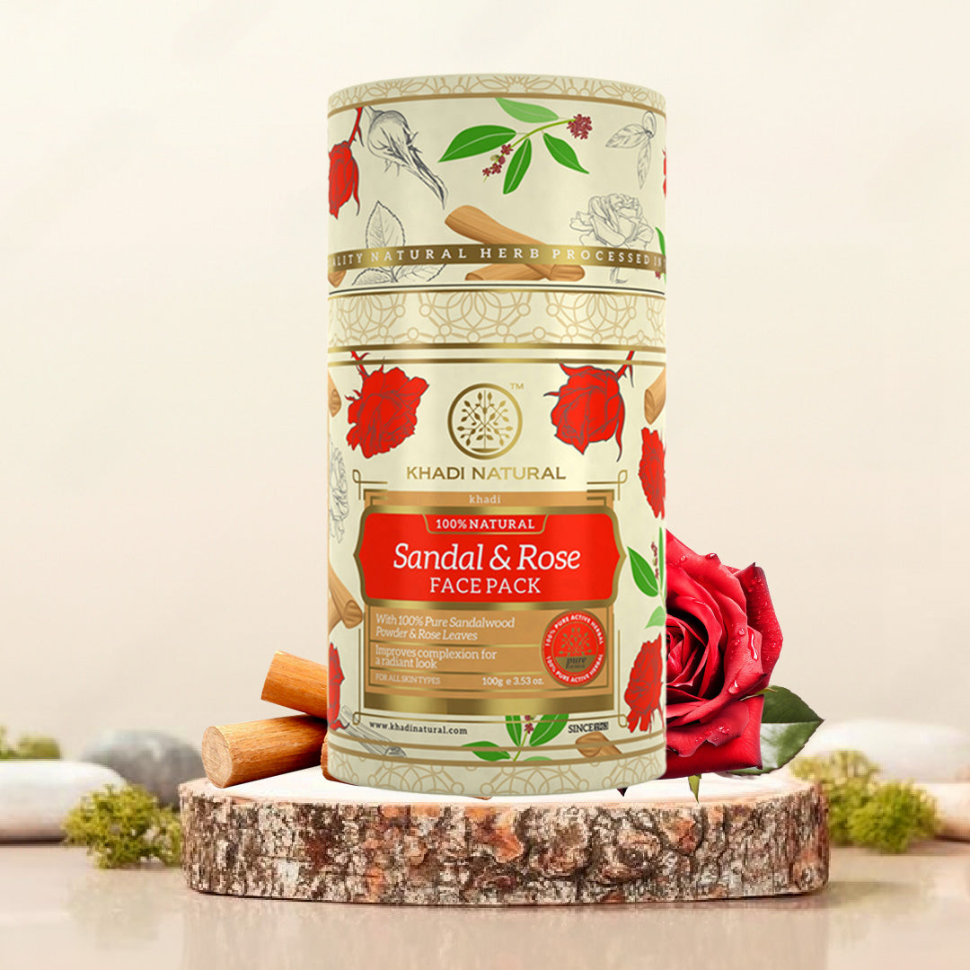 Sandalwood & Rose Face Pack 100gm