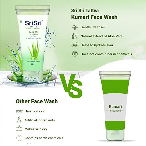 Kumari Face Wash - For Rejuvenated & Fresh Skin, 60 ml 60ml