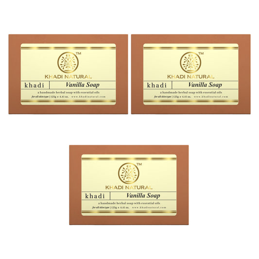 Vanilla Soap Combo Pack Of 3 125gm Each