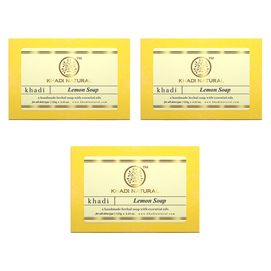 Herbal Lemon Soap Combo Pack Of 3 125gm Each