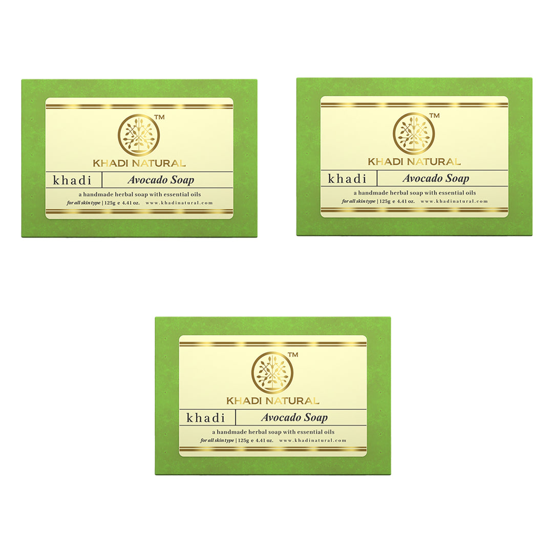 Herbal Avocado Soap Combo Pack Of 3 125gm Each