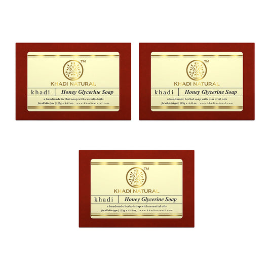 Honey Glycerine Soap Combo Pack Of 3 125gm Each