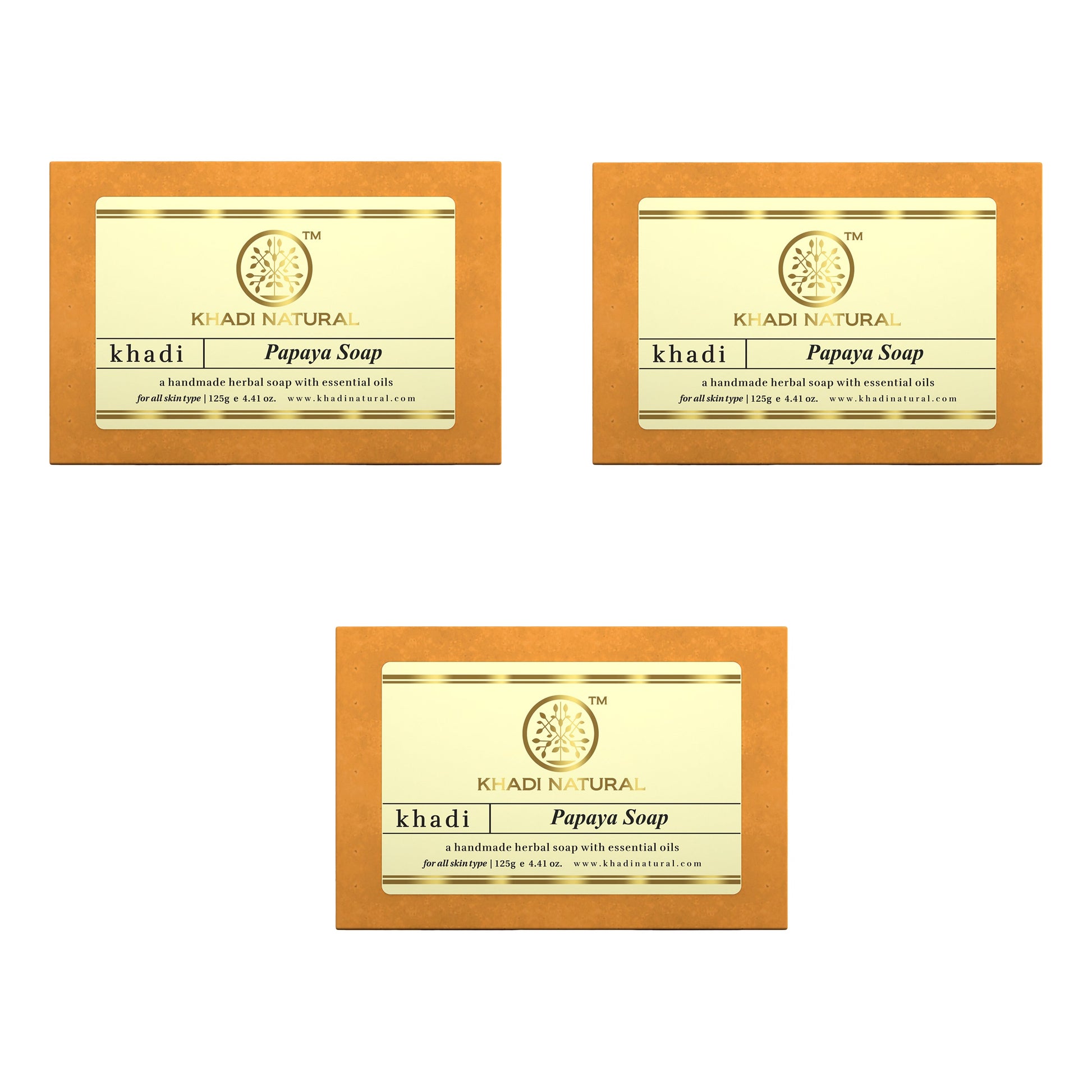 Papaya Soap Combo Pack Of 3 125gm Each
