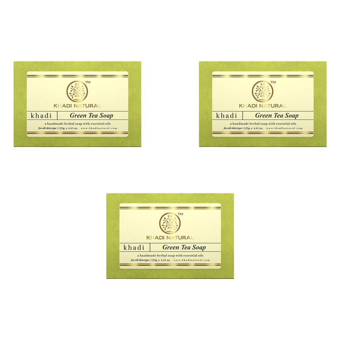 Green Tea Soap Combo Pack Of 3 125gm Each