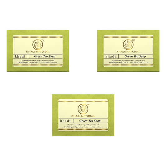 Green Tea Soap Combo Pack Of 3 125gm Each