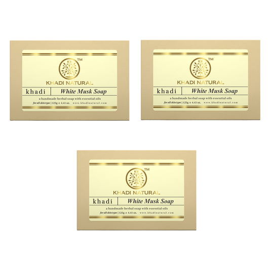 Herbal White Musk Soap Combo Pack Of 3 125gm Each