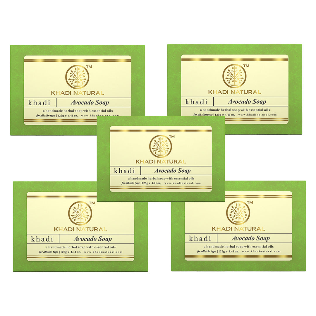 Herbal Avocado Soap Combo Pack Of 5 125gm Each