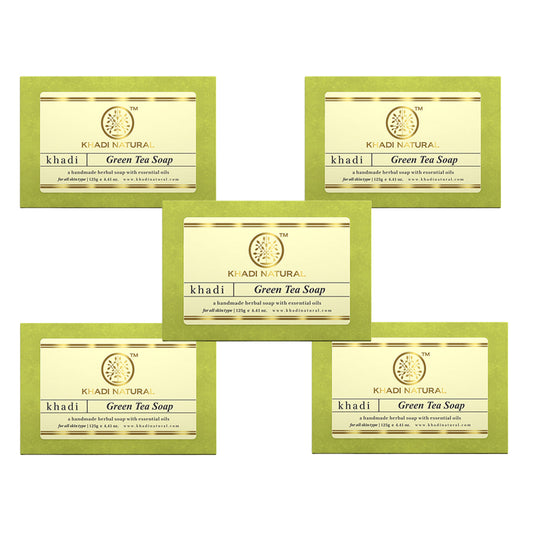 Green Tea Soap Combo Pack Of 5 125gm Each