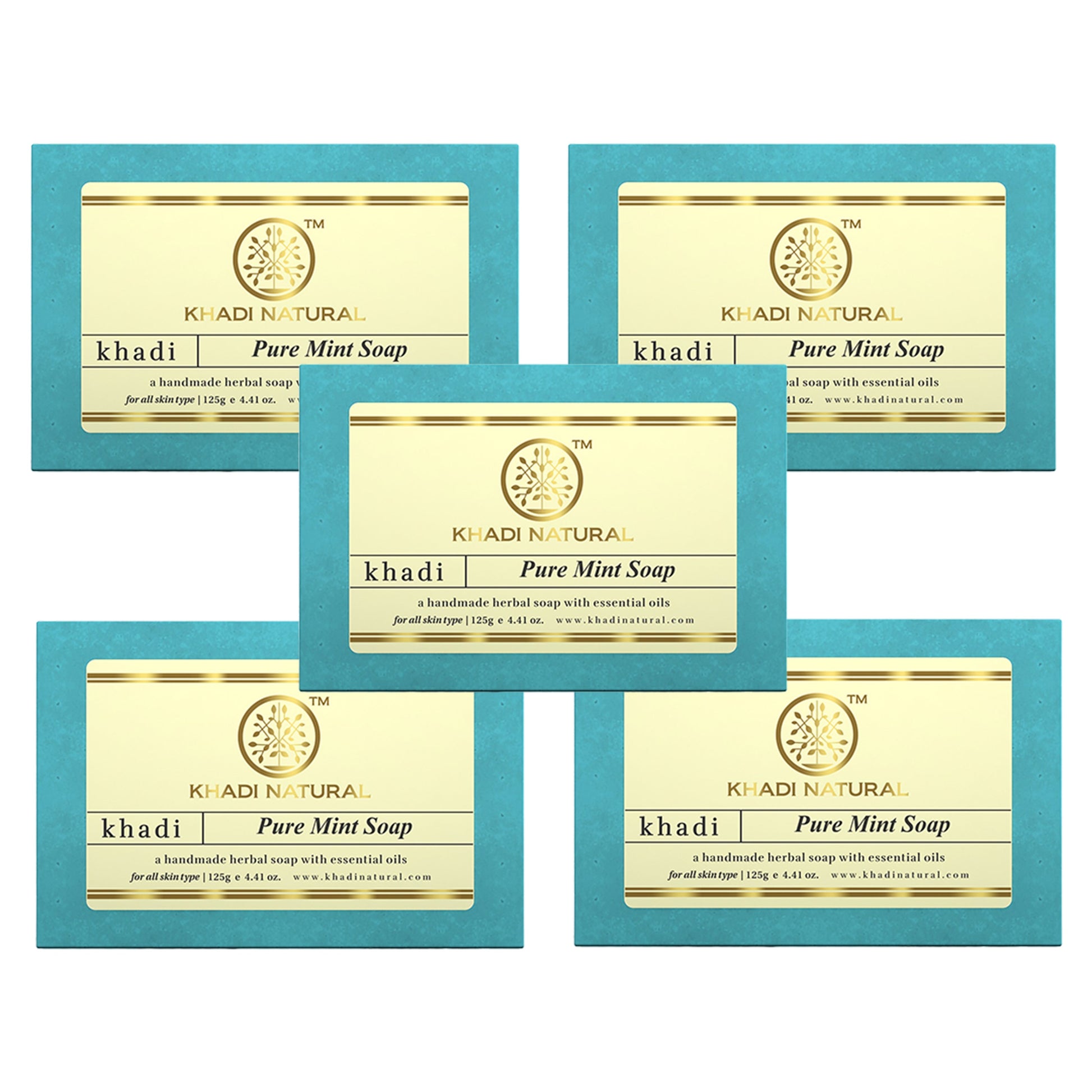 Pure Mint Soap Combo Pack Of 5 1