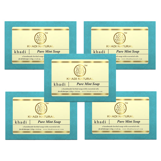 Pure Mint Soap Combo Pack Of 5 1