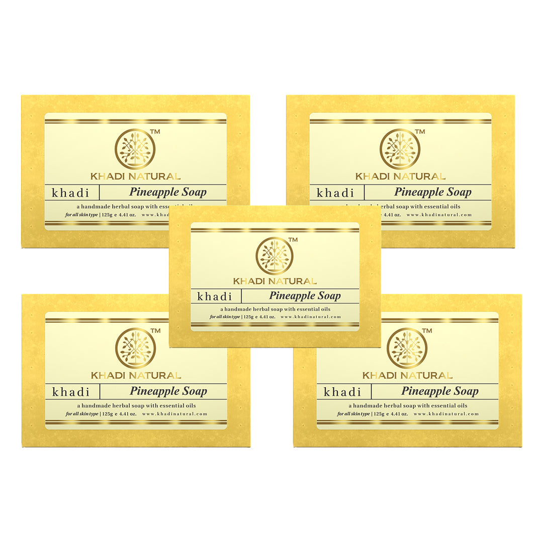 Pineapple Soap Combo Pack Of 5 125gm Each