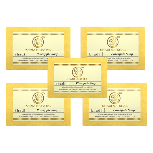 Pineapple Soap Combo Pack Of 5 125gm Each