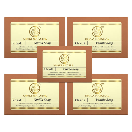 Vanilla Soap Combo Pack Of 5 125gm Each