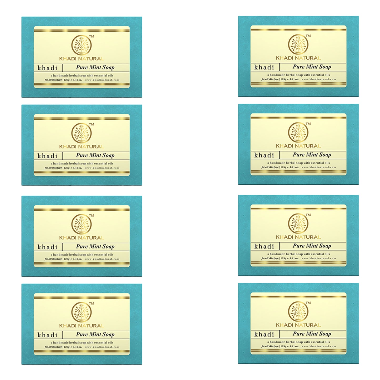 Pure Mint Soap Combo Pack Of 8 1