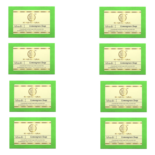 Herbal Lemongrass Soap Combo Pack Of 8 125gm Each