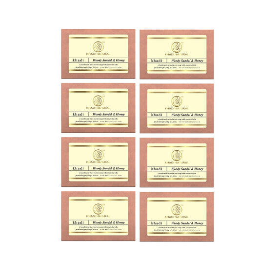 Woody Sandal & Honey Soap Combo Pack Of 8 100gm Each