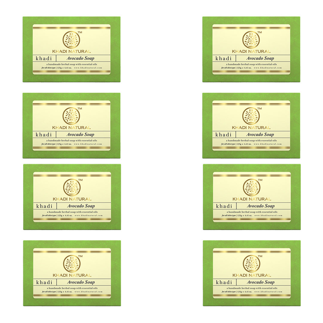 Herbal Avocado Soap Combo Pack Of 8 125gm Each