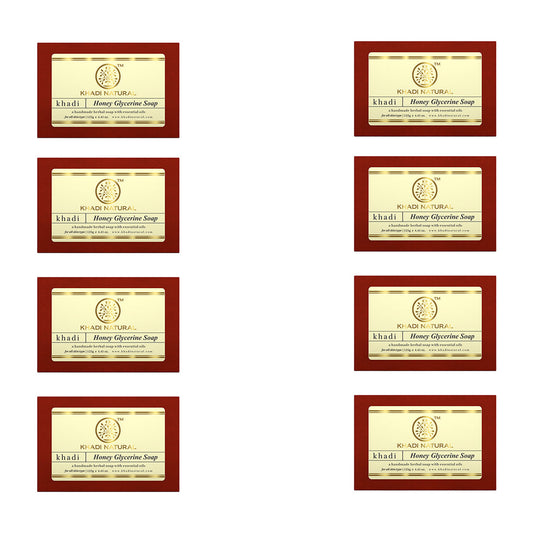 Honey Glycerine Soap Combo Pack Of 8 125gm Each