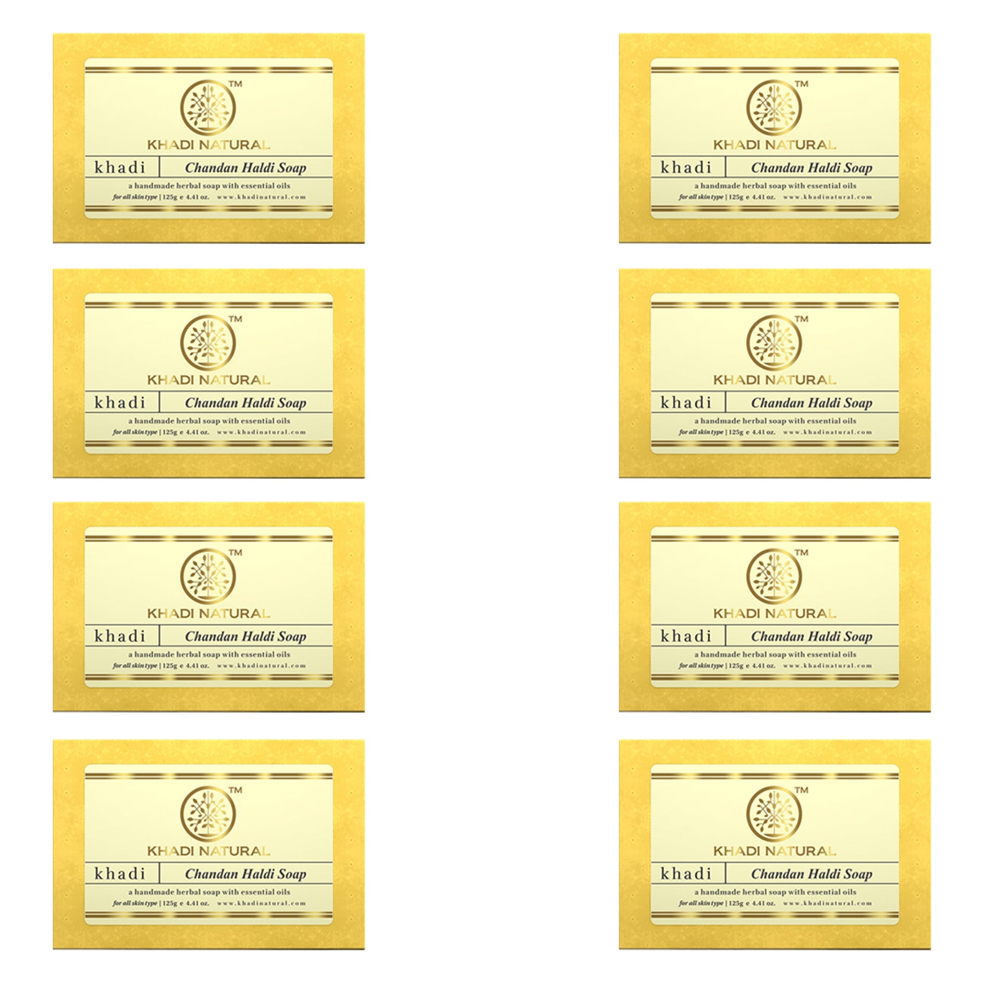 Herbal Chandan Haldi Soap Combo Pack Of 8 1