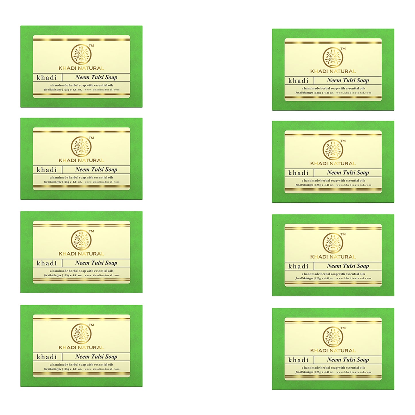 Neem-Tulsi Soap Combo Pack Of 8 125gm Each