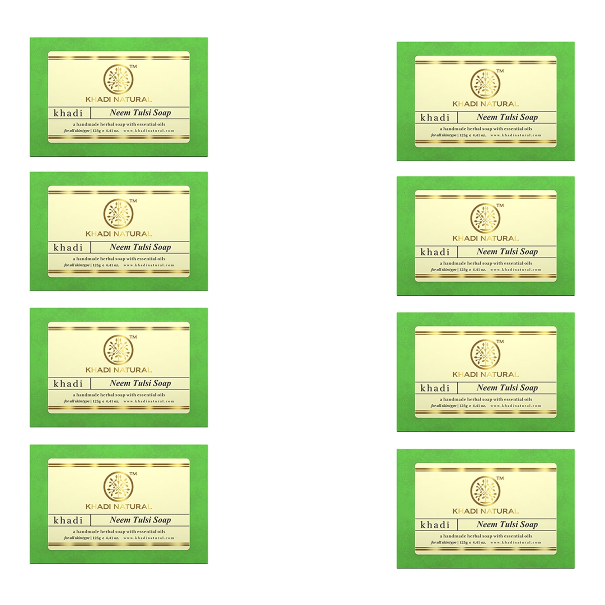 Neem-Tulsi Soap Combo Pack Of 8 125gm Each