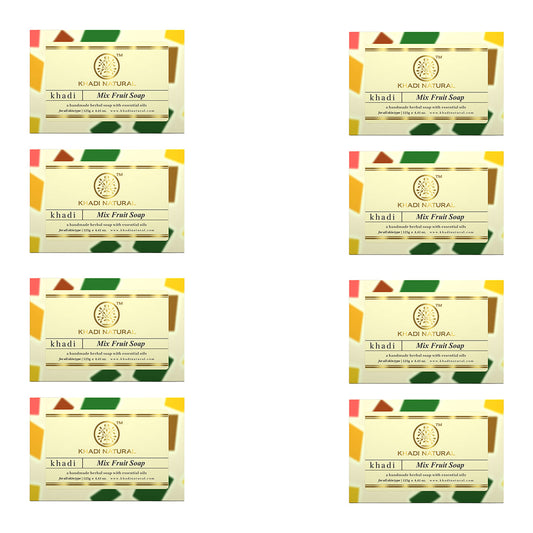 Mix Fruit Soap Combo Pack Of 8 125gm Each