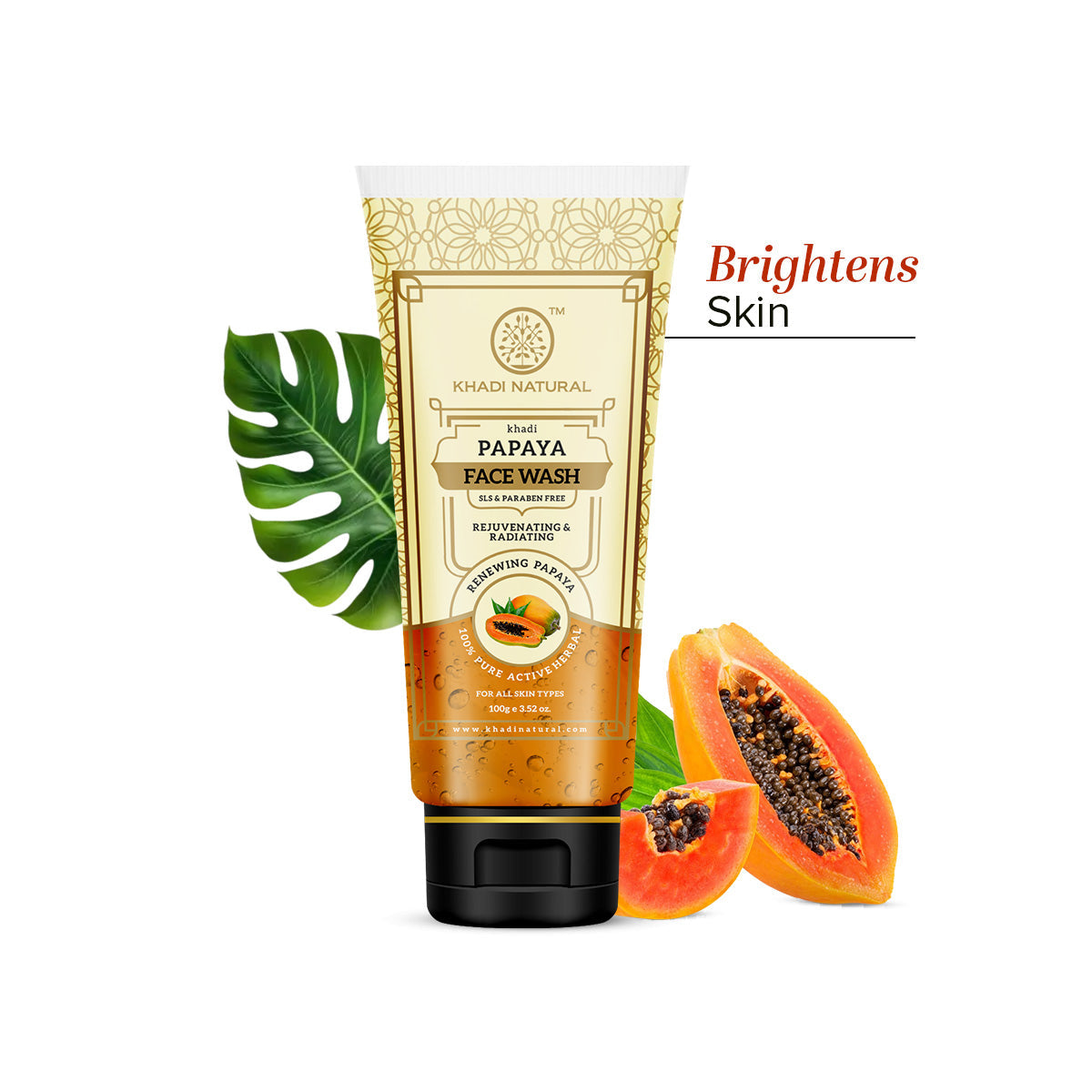 Papaya Face Wash SLS & Paraben Free 100gm