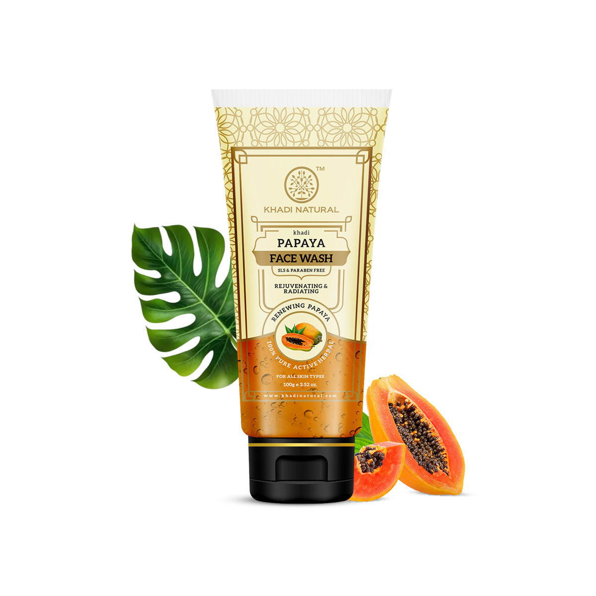 Papaya Face Wash SLS & Paraben Free 100gm