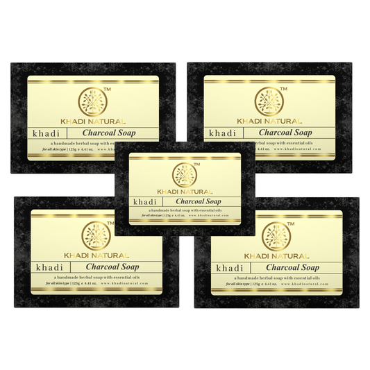 Charcoal Soap Combo Pack Of 5 125gm Each