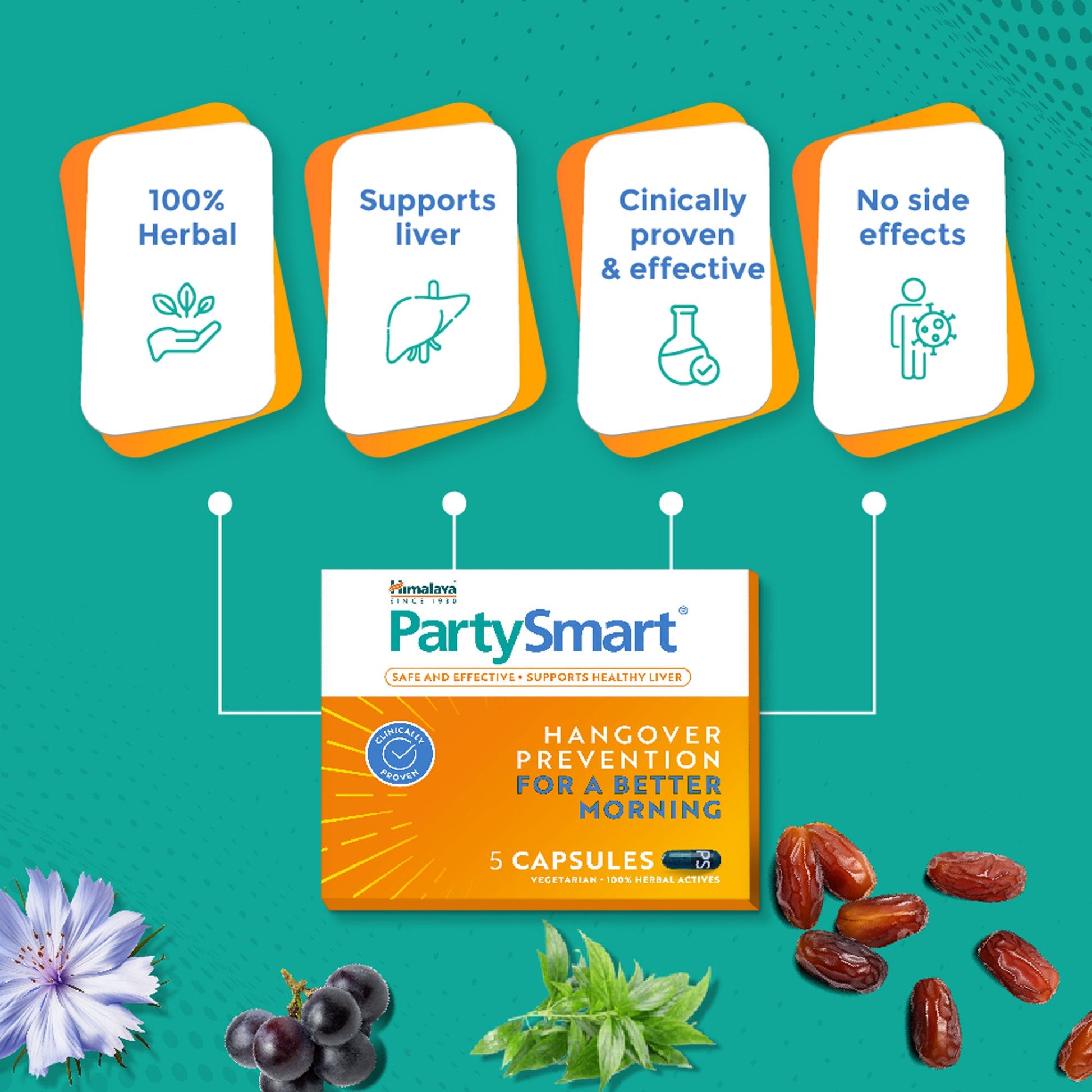 PartySmart Capsules 5 Capsules