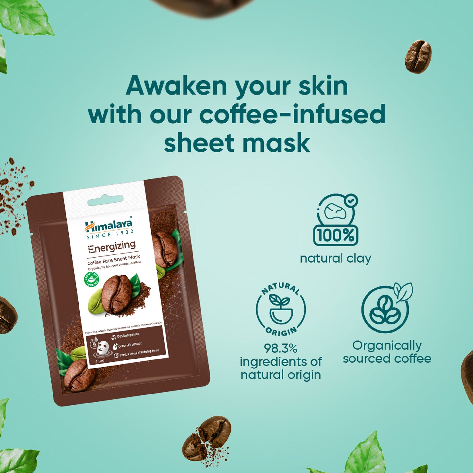 Energizing Coffee Sheet Mask 30g