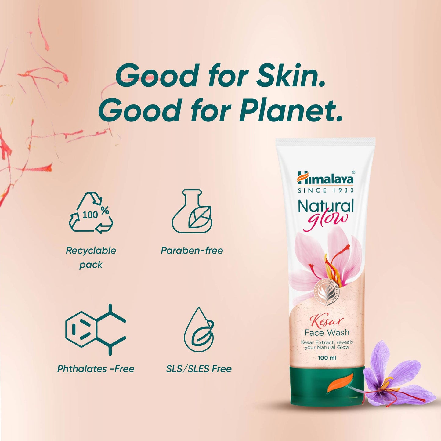 Natural Glow Kesar Face Wash 150ml