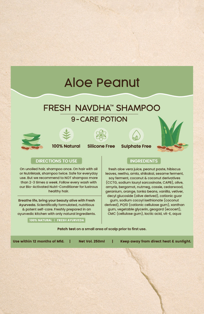 Aloe Hydration Lock Navdha Shampoo 250ml x 2本