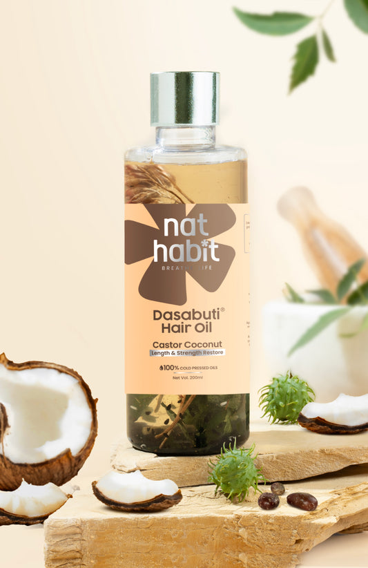 Castor Coconut Dasabuti Hair Oil 100ml