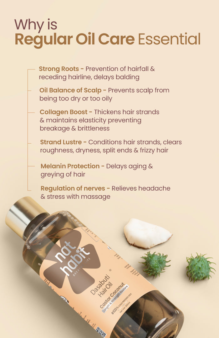 Castor Coconut Dasabuti Hair Oil 100ml