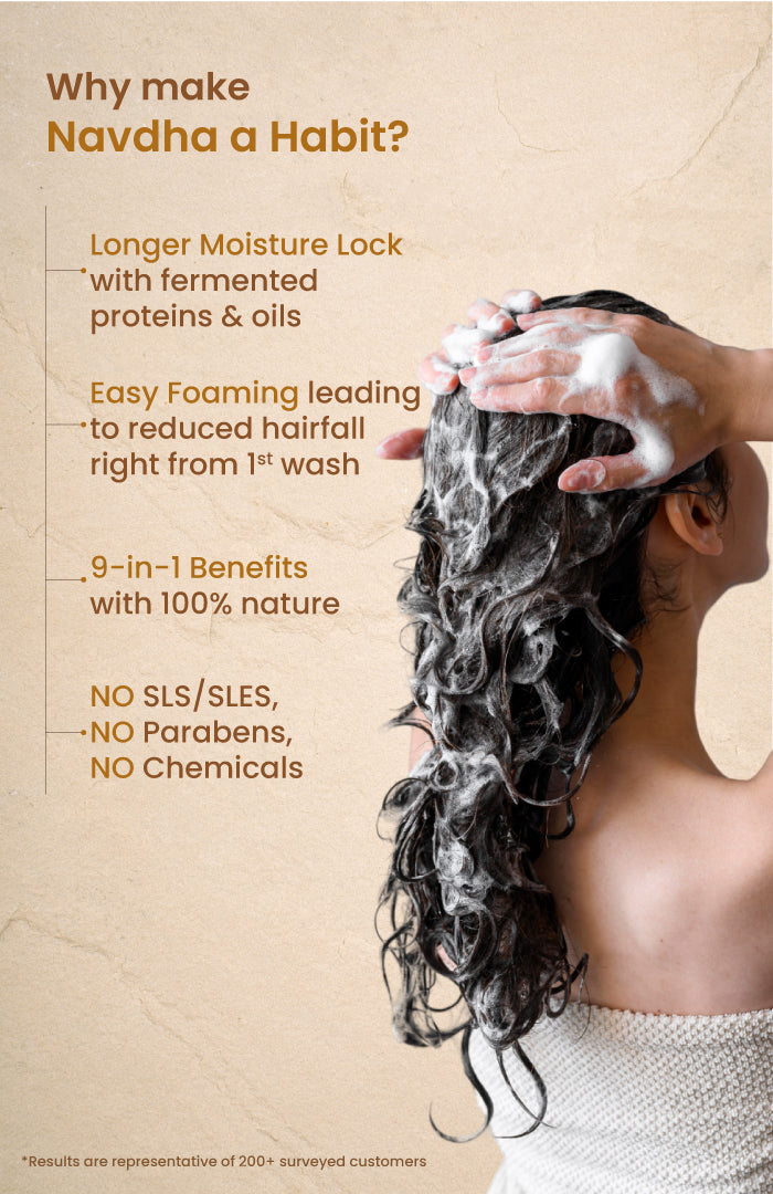 Anti-frizz-Curry Cider Navdha Shampoo 250ml