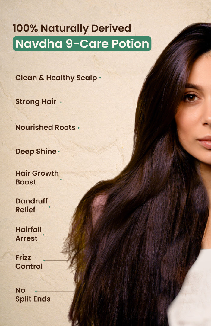 Anti-HairFall Tri-Leaf Rosemary Navdha Shampoo 250ml × 2本