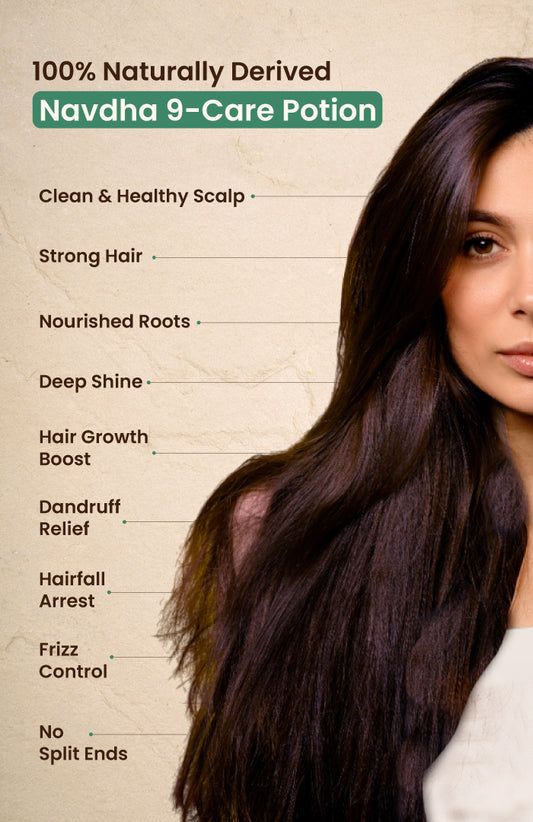 Anti-HairFall Tri-Leaf Rosemary Navdha Shampoo 250ml × 2本