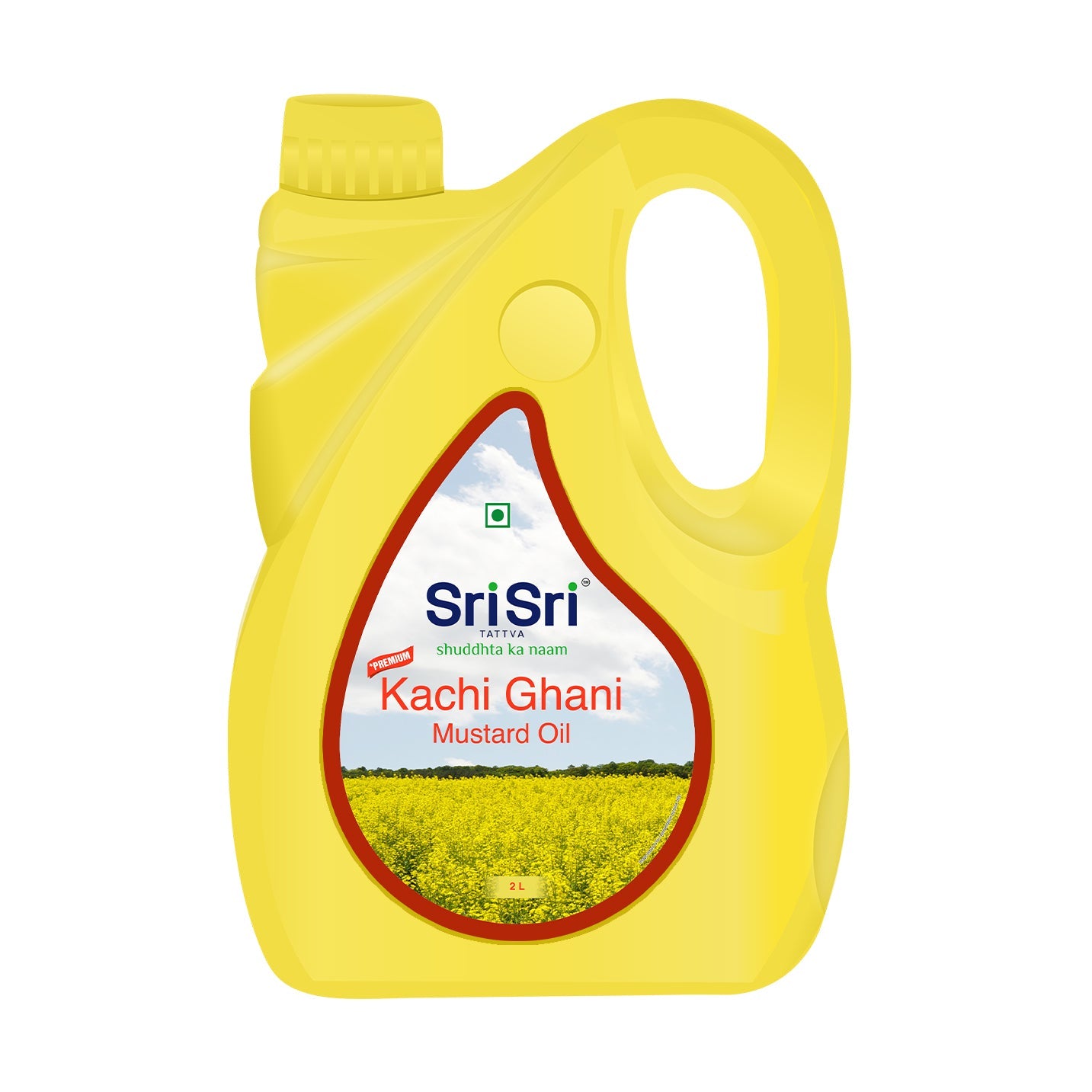 【Sri Sri Tattva】 Premium Kachi Ghani Mustard Oil｜ プレミアム カチガニ マスタードオイル｜ 2L