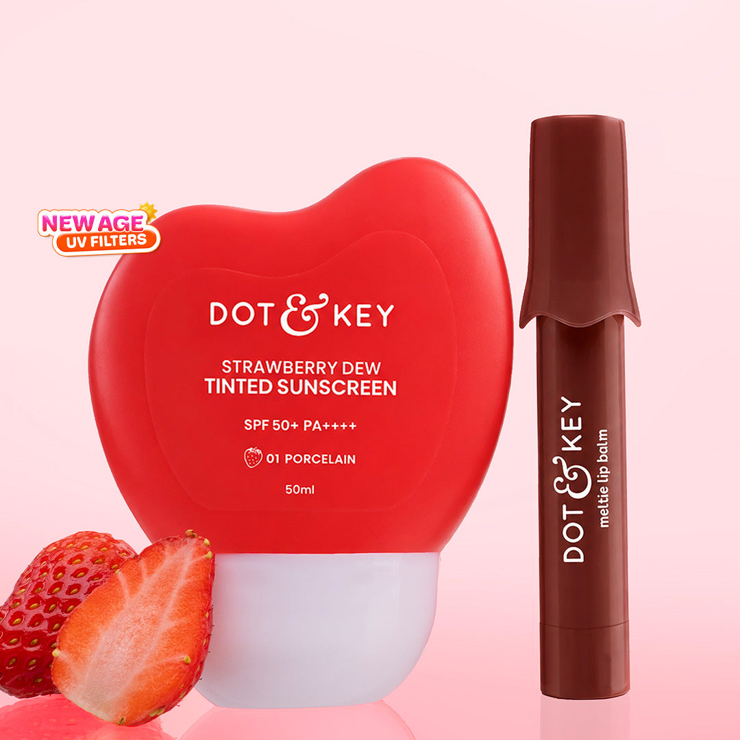 【Dot & Key】 Strawberry + Cocoa Sun-kissed Duo｜ストロベリー ＋ ココア サンキスト デュオ｜50ml＋4g