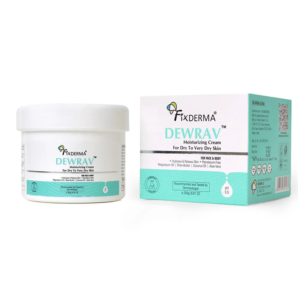 Dewrav Moisturizing Cream For Dry To Very Dry Skin 250g