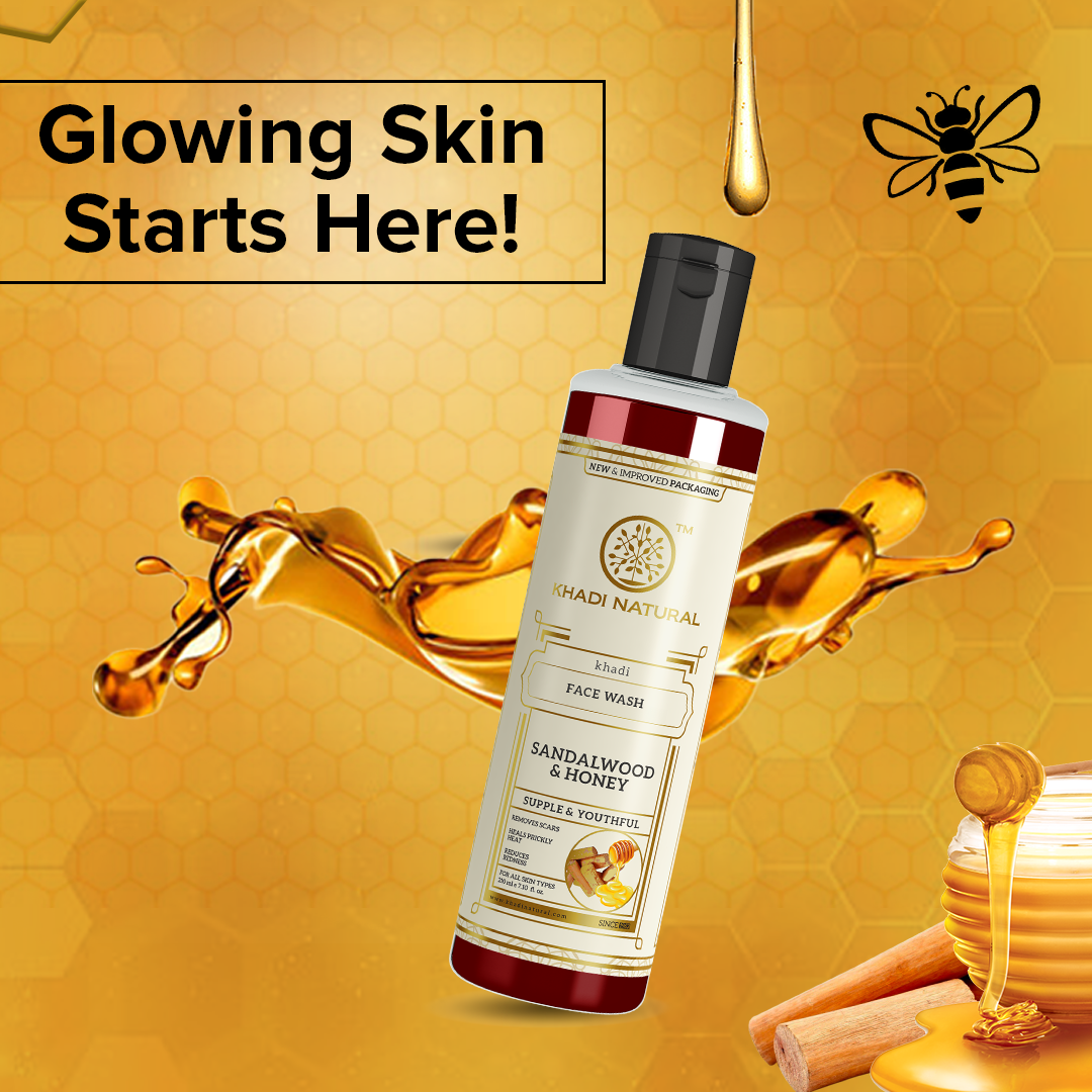 Sandalwood & Honey Face Wash Combo Pack Of 2 - 210ml Each - 210ml Each