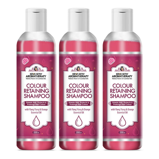 Shine & Silk Colour Retaining Shampoo 200ml x 3