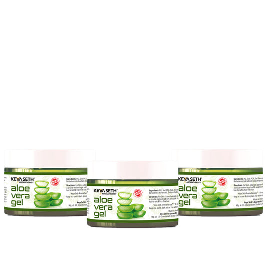 Aloe Vera Gel Moisturizer , Repairing, Soothing, Glowing & Radiant Skin- Ultimate for Skin & Hair 160ml x 3