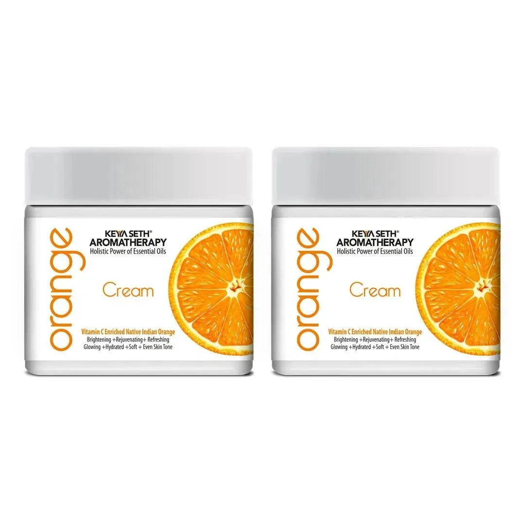 Skin Defence Orange Cream- Light Moisturizing, Quick Absorbing, Skin Repairs & Rejuvenation Enriched with Pure Orange Essential Oil and Vitamin C 50g