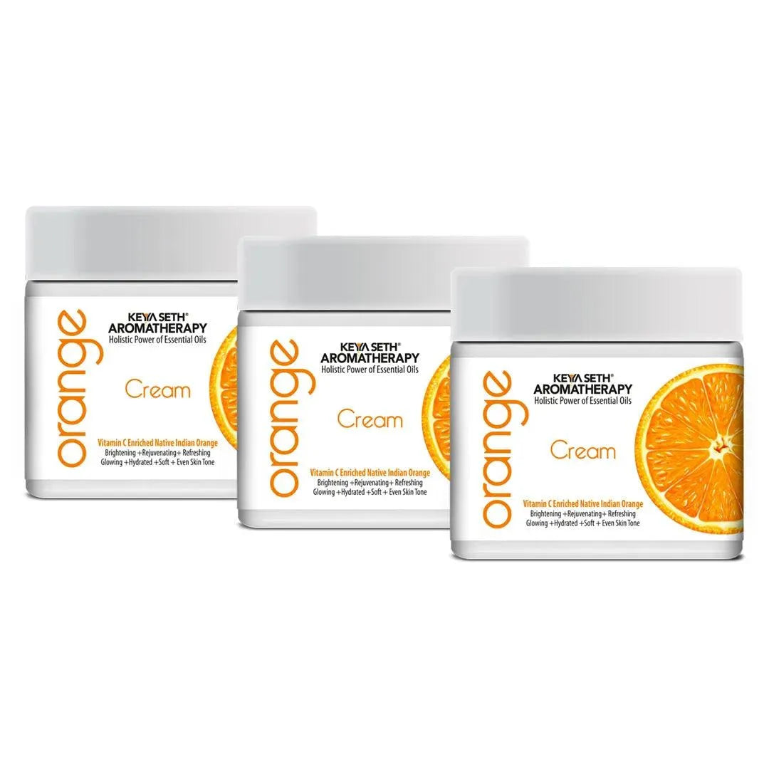 Skin Defence Orange Cream- Light Moisturizing, Quick Absorbing, Skin Repairs & Rejuvenation Enriched with Pure Orange Essential Oil and Vitamin C 50g
