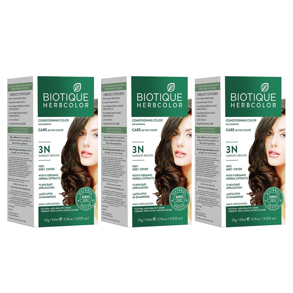 Biotique Herbcolor 4N  Brown