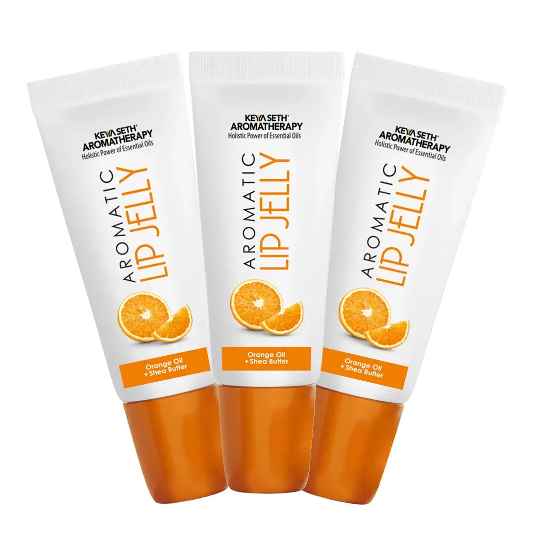 Aromatic Lip Jelly Orange, Enriched with Orange Oil (Vitamin C) & Shea Butter, Tinted Lip Balm, Brightening and Moisturizing Dark Lips for Men and Women 10ml Pack of 1